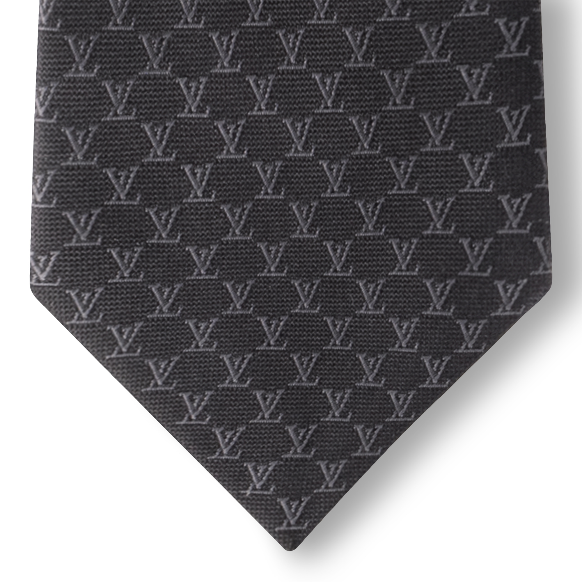 LV Fishnet Tie - Luxury S00 Black | LOUIS VUITTON
